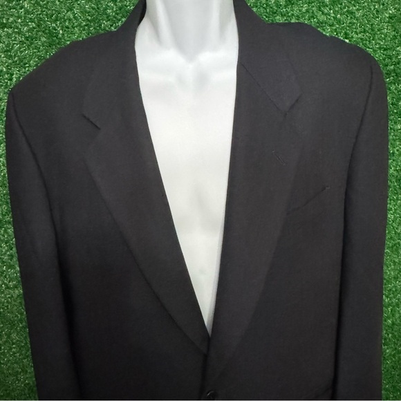 Valentino Black Sport Coat Timeless Elegance - Picture 3 of 7